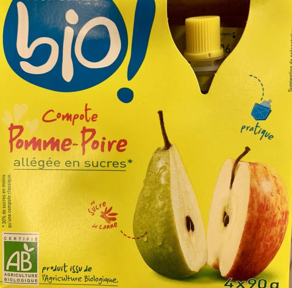 compote de pomme bio