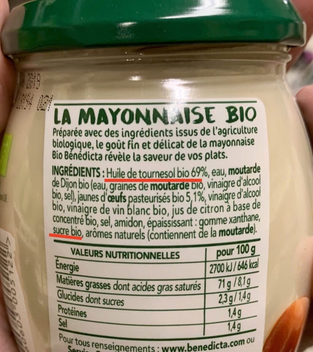 mayonnaise bio info